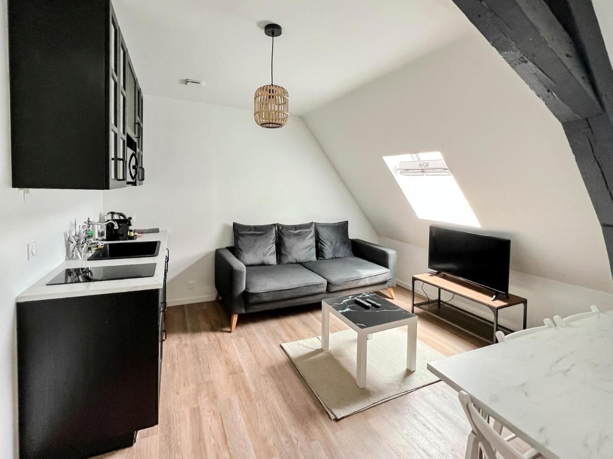 Tournelles Vue Cathedrale- Maison Climatisee Du Xvie Siecle Classee Apartment Reims Ngoại thất bức ảnh