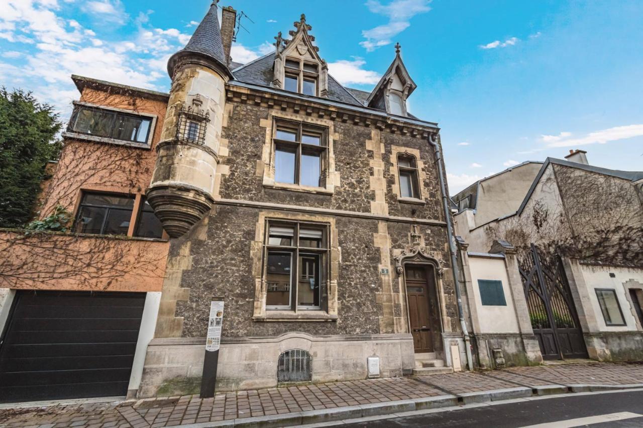 Tournelles Vue Cathedrale- Maison Climatisee Du Xvie Siecle Classee Apartment Reims Ngoại thất bức ảnh